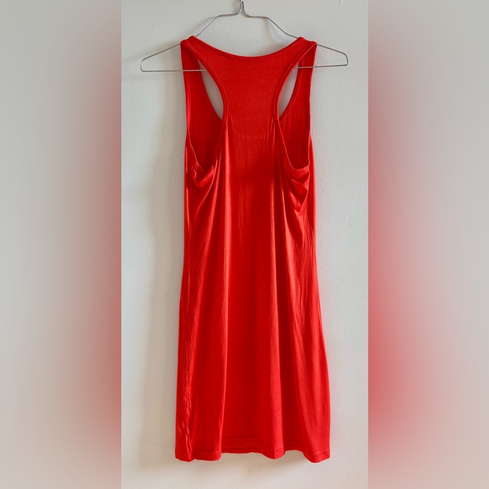 Red Scoop Neck Tank - Picture 2 of 4